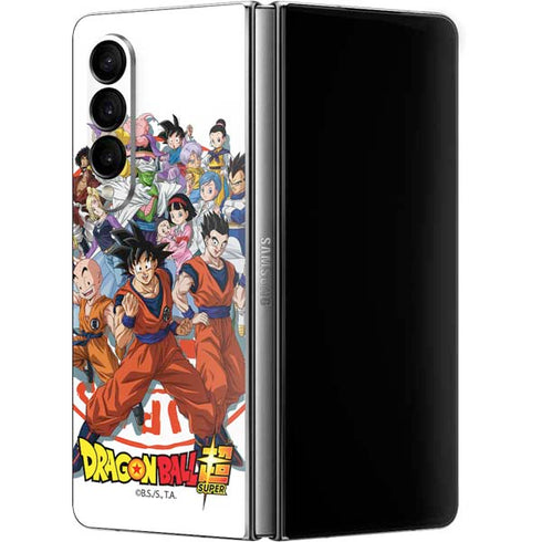 Dragon Ball Super Group Galaxy Z Fold4 5G Skin